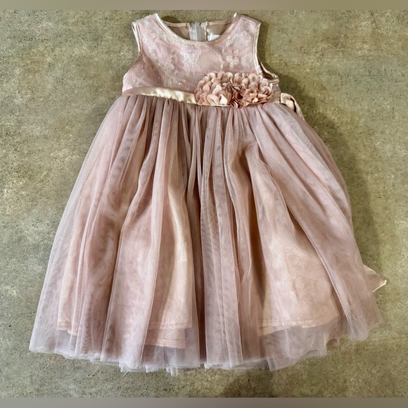 Popatu Other - Adorable Elegant Pink Infant Sequin & Tulle Dress, Girls Size 12M